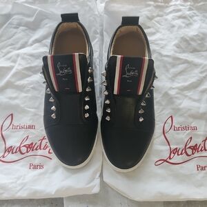 Christian Louboutin Black and White Women's Sneakers